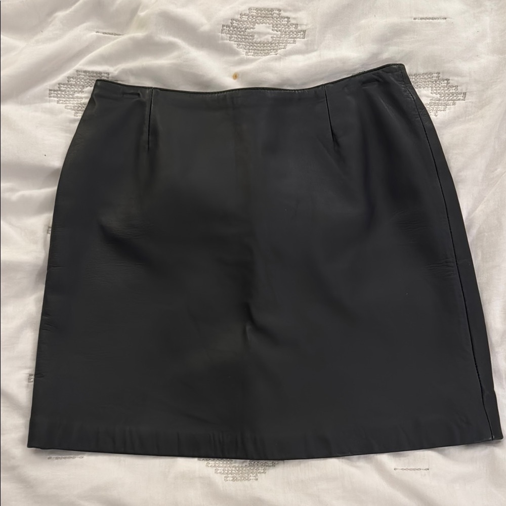 Genuine Leather Skirt